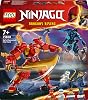 LEGO NINJAGO Kai's Fire Element Robot 71808 – Creative Toy Making Set Including Ninja Figure for Girls and Boys 7 Years Old and Over, Birthday Gift Idea for Kids (322 Pieces)