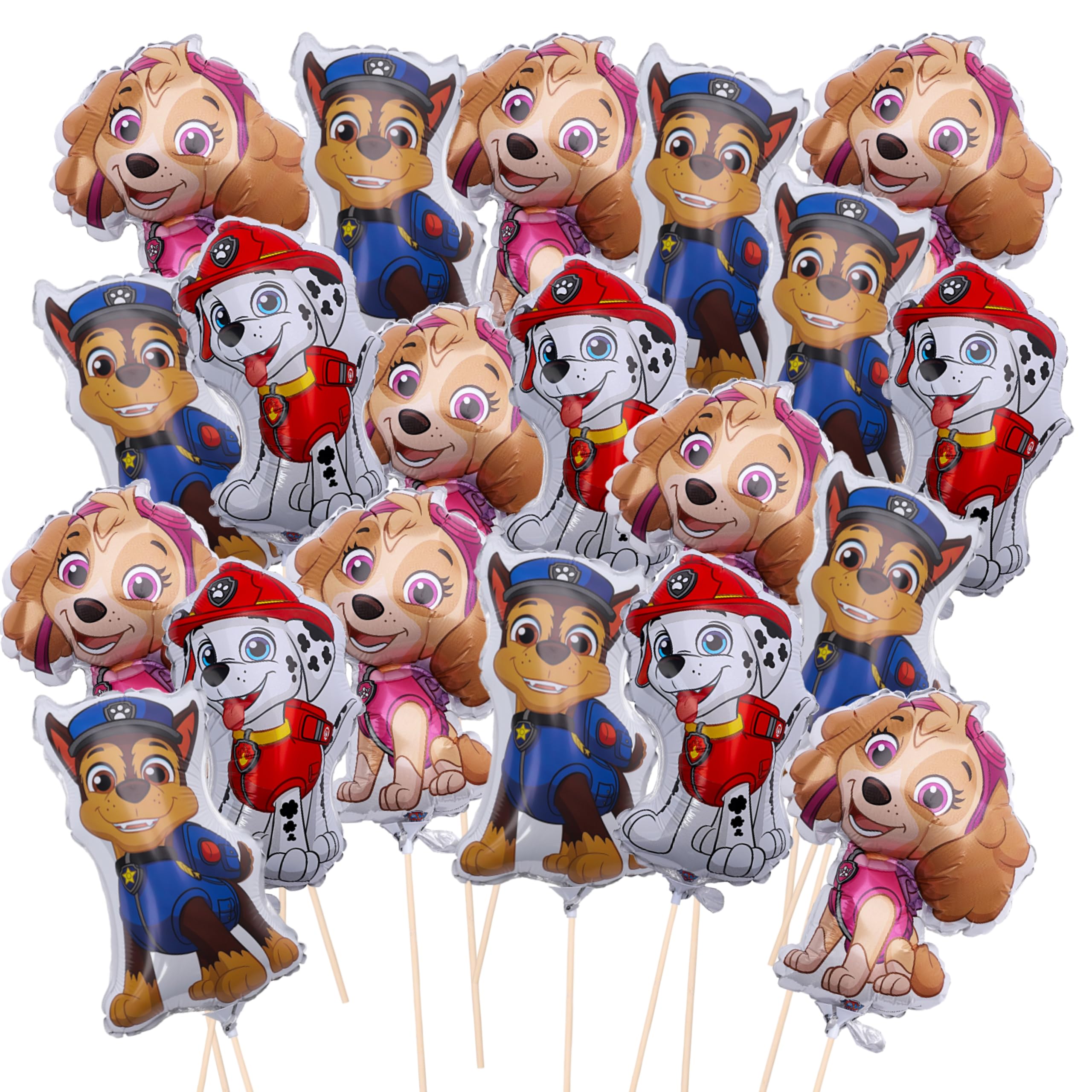 Amazon | Toyland® 20個パック - パウパトロールキャラクターミニ 