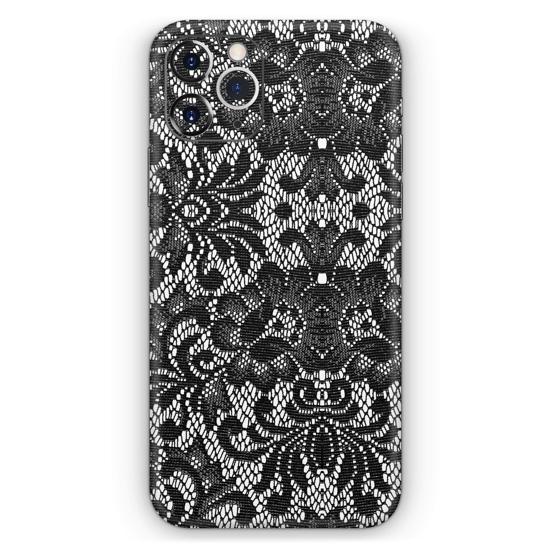 Amazon.com: Design Skinz Black and White Lace Pattern V108