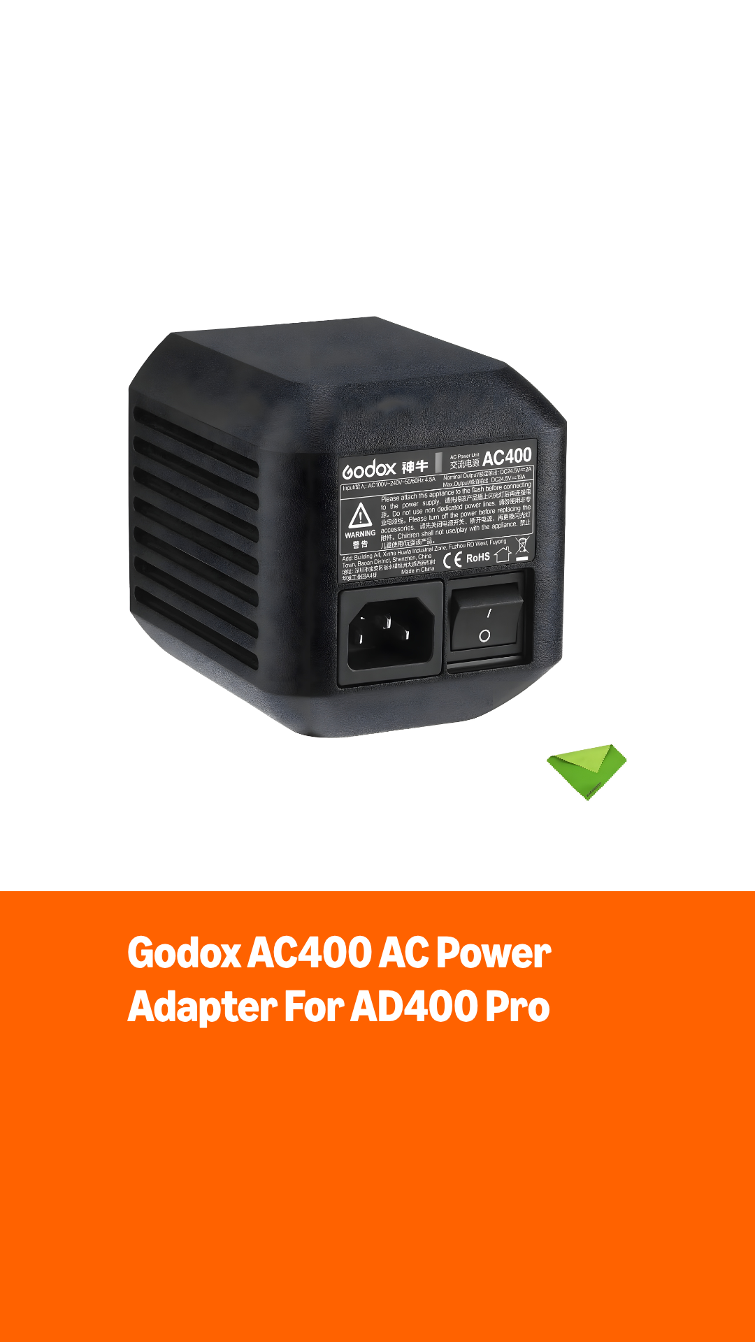 Amazon.com: Godox AC400 AC Power Unit Source Adapter with 5m Cable