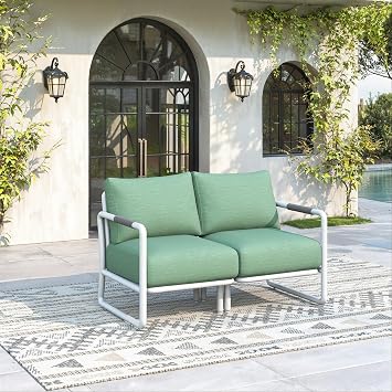 Aluminum Outdoor Patio Furniture Set with Loveseats
