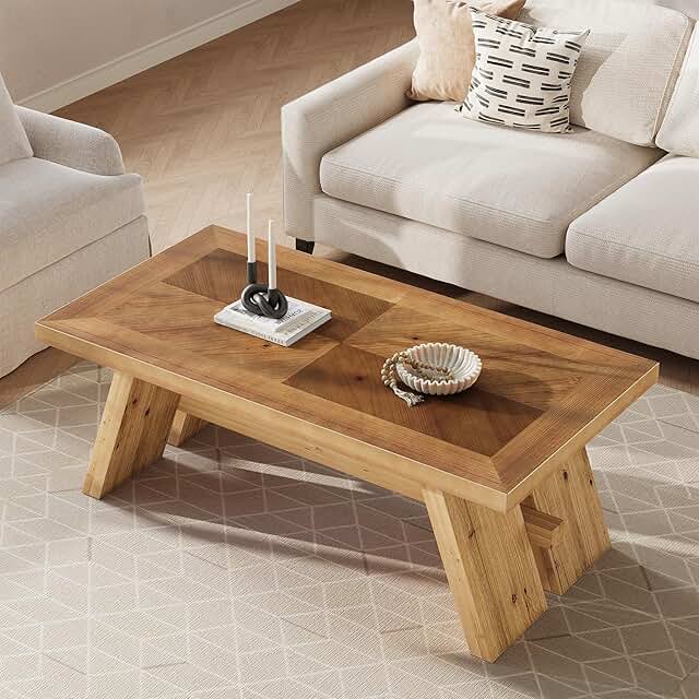 12 Navy Blue Sofa Living Room Ideas for Deep Sophisticated Style 131 Solid Wood Coffee Table, 47-Inch Living Room Farmhouse Rectangle Center ...