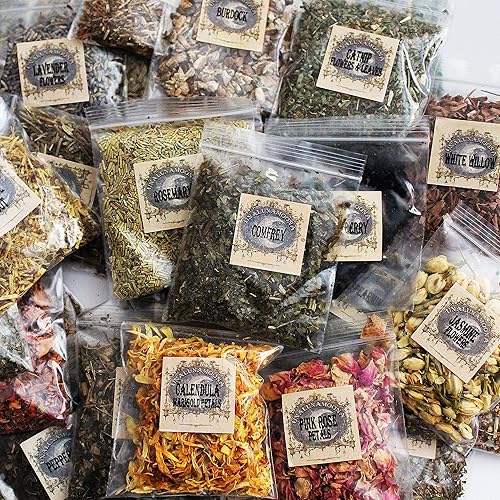 Miniatura 4 de Witchcraft Herbs Kit  40 Herbs for Witchcraft  Hoodoo Herb and Root Magic  Witch Herbs  Rituals  Wiccan Herbs  Dried Herbs and Flowers for Spells