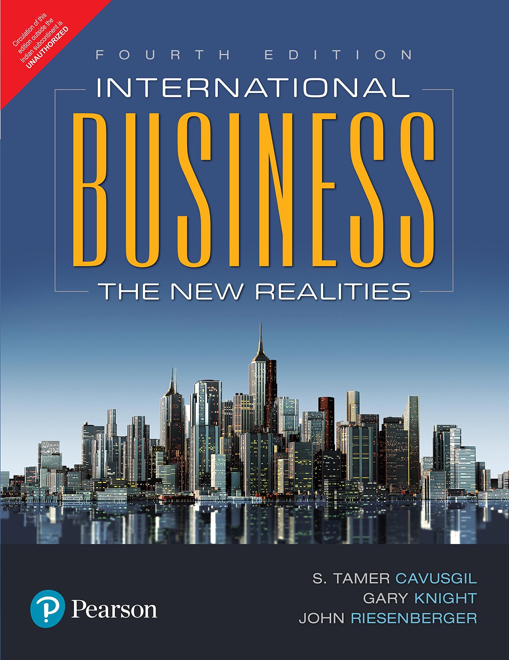 International Business: The New Realities 4Th Edition