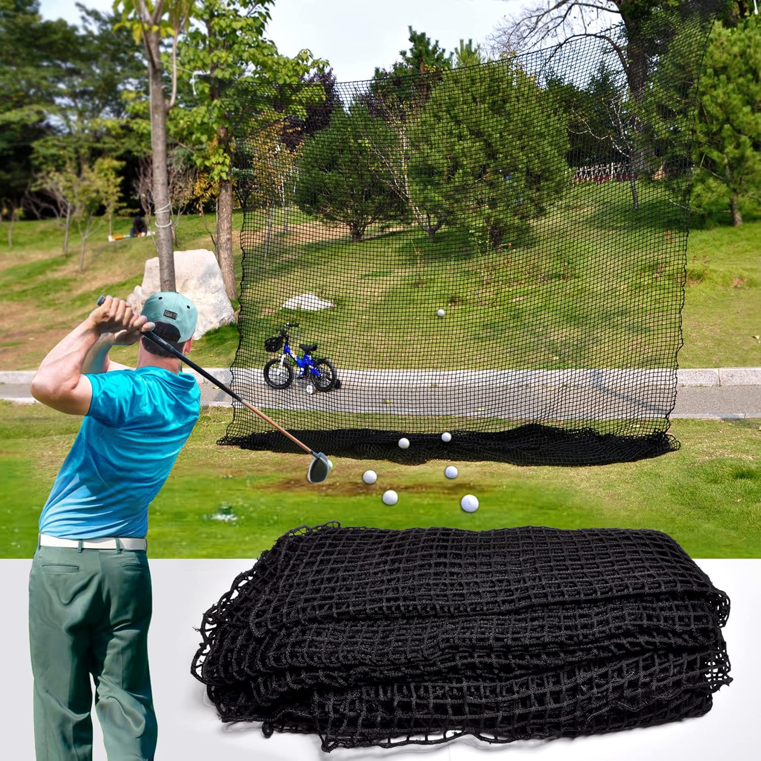 LEYUNDONG Golf Practice Barrier net Golf Hitting net Golf high Impact net Heavy Golf Control net Fence net : Sports & Outdoors