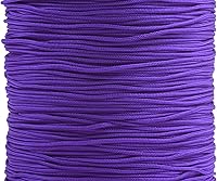 Vista 88 de KONMAY 1 rollo de cuerda de nailon para hacer pulseras de 150 yardas, trenzado de nailon Shamballa Macramé/cordón de cuentas de 0.4mm, cordón