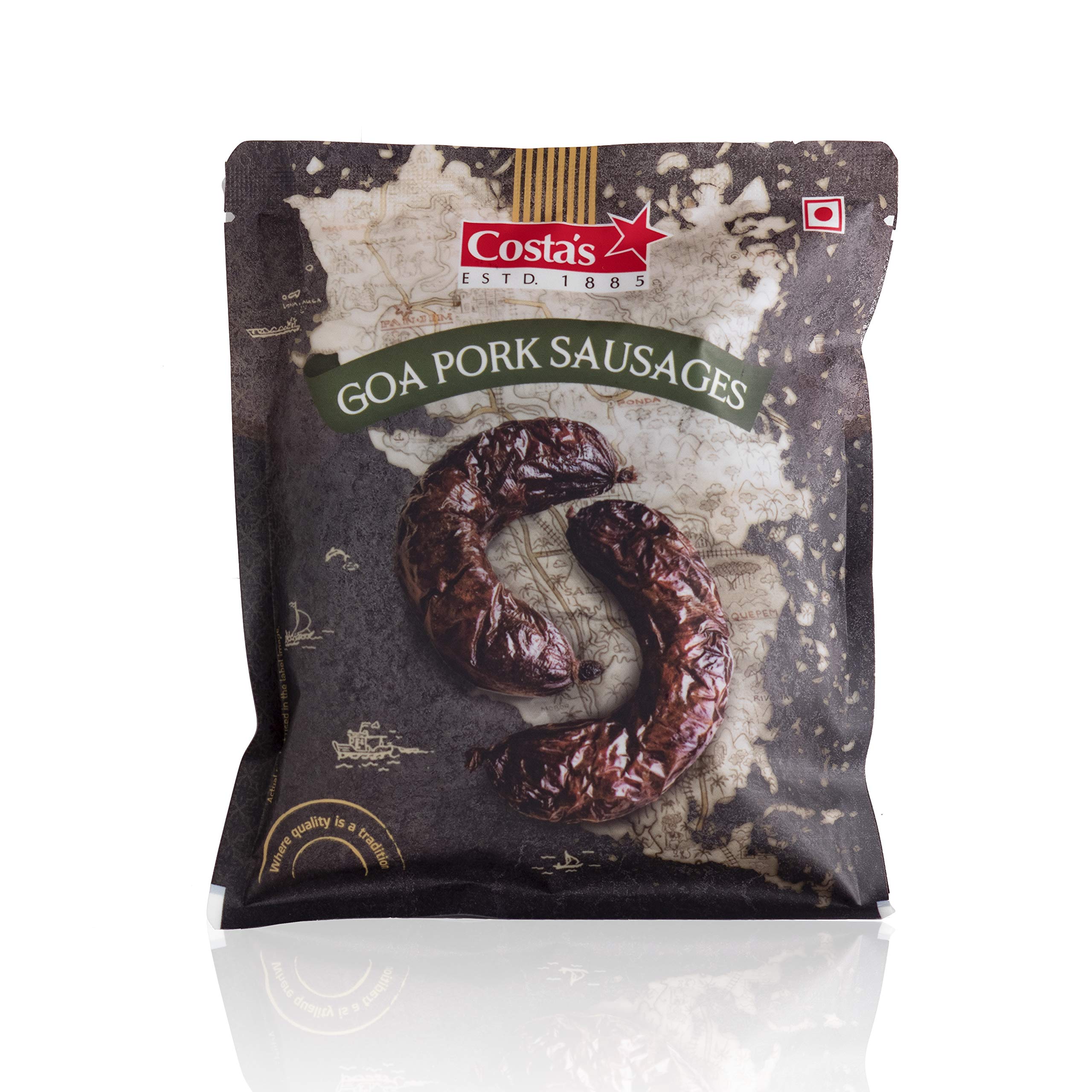 Costa's Goa Pork Sausages 200g (Pack of 2) (Vacuum Packed)