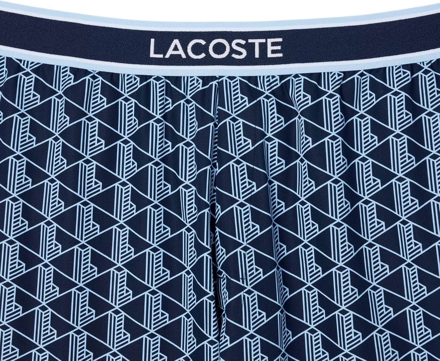 Lacoste Men's Monogram Poplin Pajama Pants