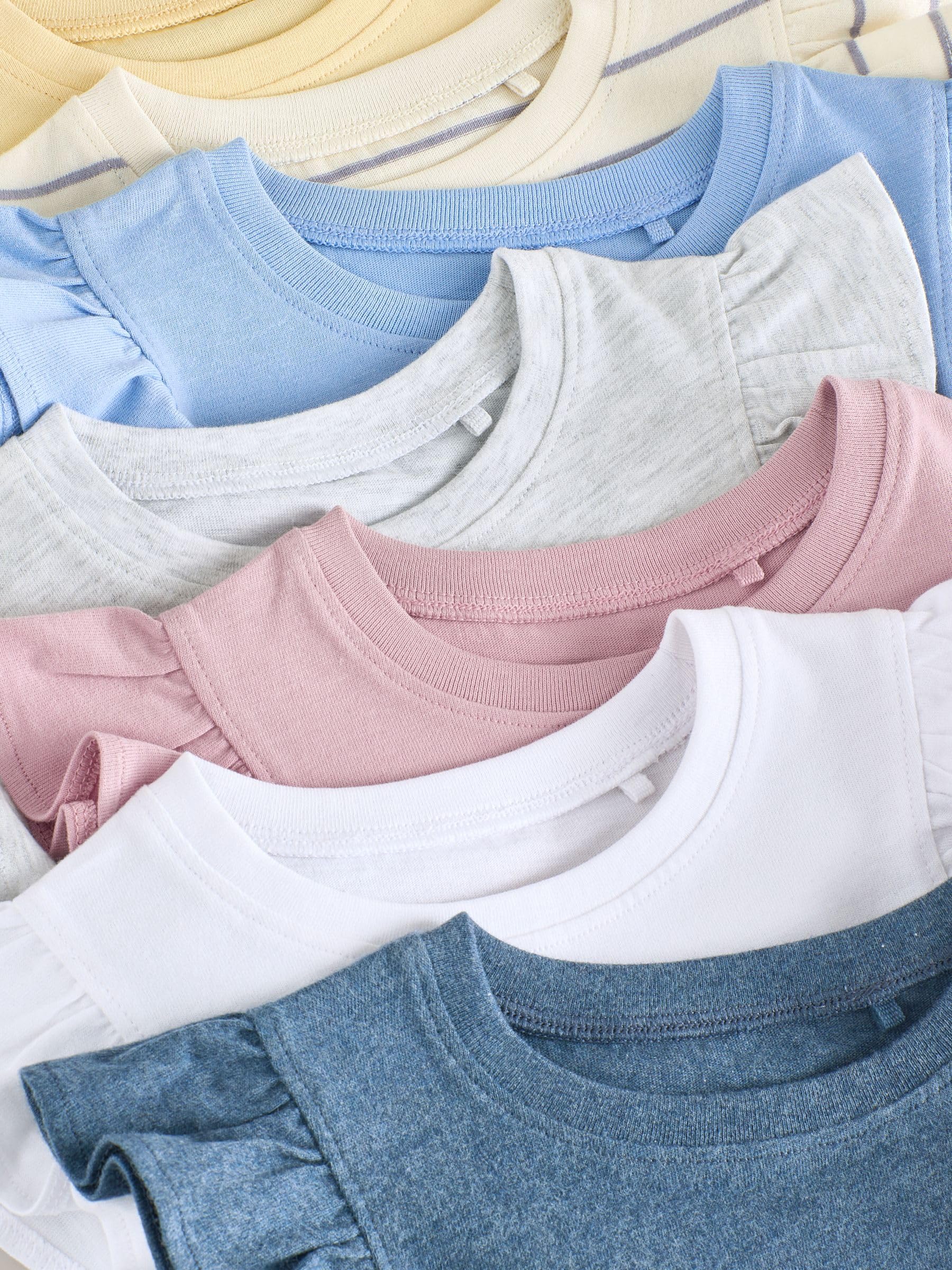 NEXT Niñas Pack de 7 camisetas sin mangas Core