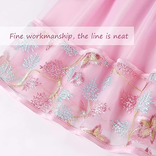 Miniatura 4 de Cichic Elegante vestido para ocasiones especiales, vestidos de princesa para niñas de 5 a 6 años, color morado claro