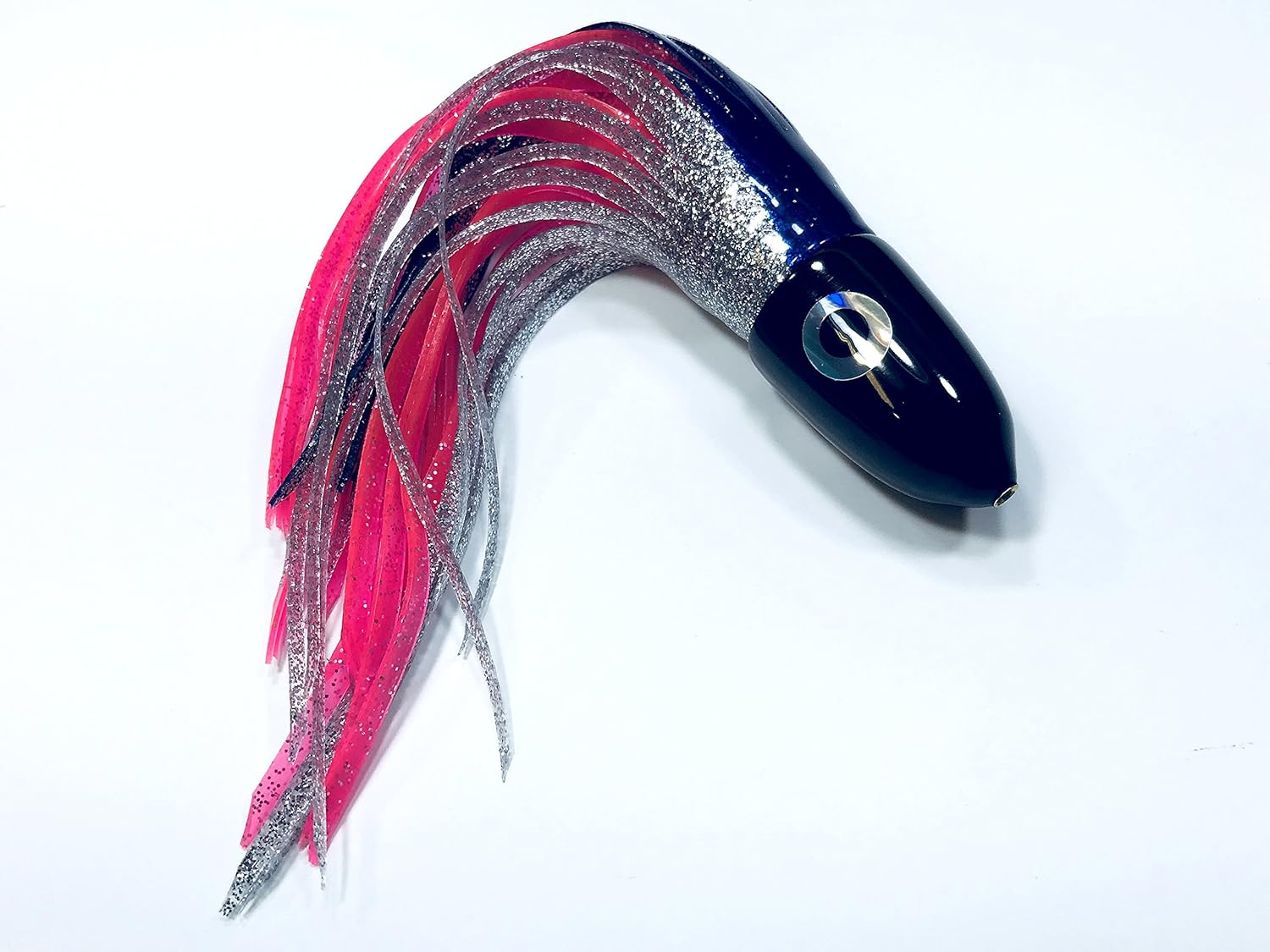 Black Hawaiian Bullet Shaped Saltwater Lure for Marlin Tuna Mahi Wahoo