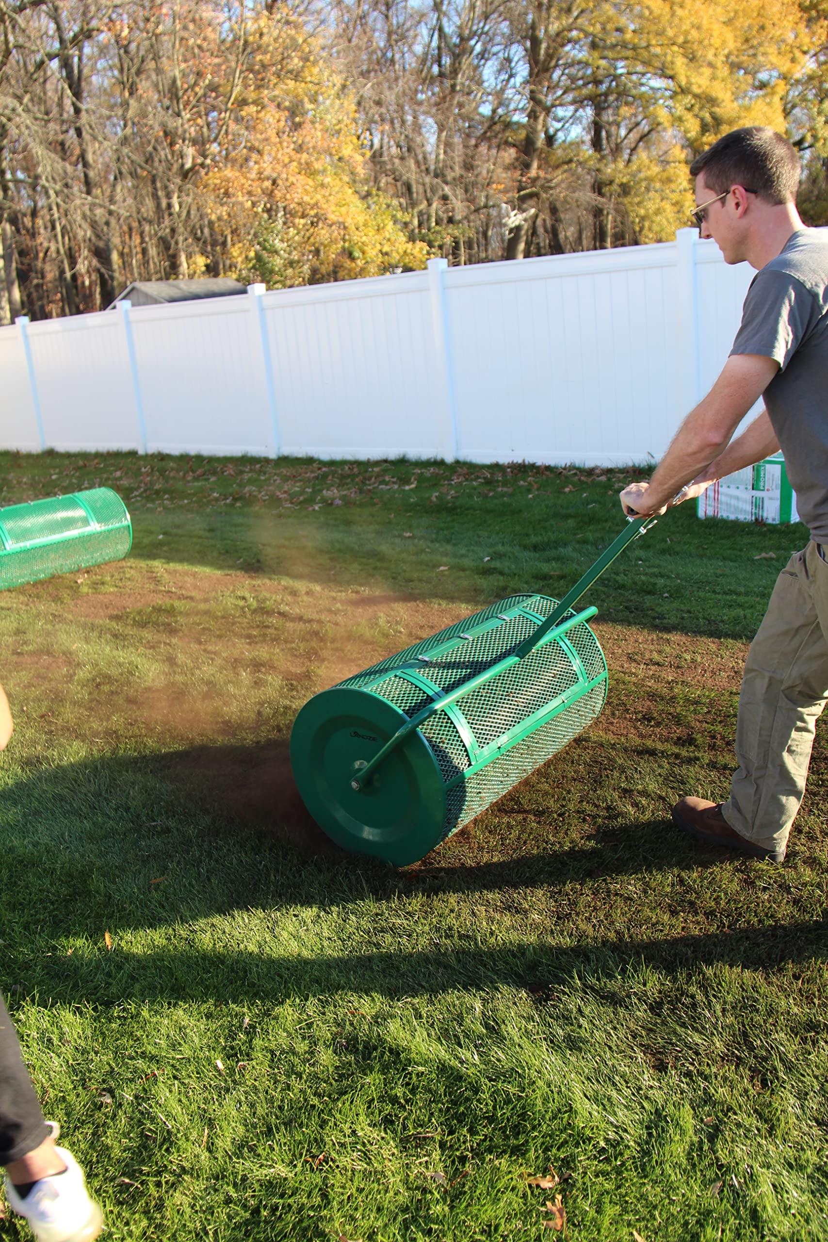 Buy Landzie Lawn & Garden Care Kit 24 Inch Mesh Push Spreader and 20