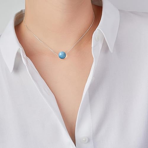 Miniatura 27 de Real Crystal Pendant Necklace Jewelry 925 Sterling Silver Chain Necklace for Women Dainty Birthstone Jewelry Necklace for Women Healing Chakra