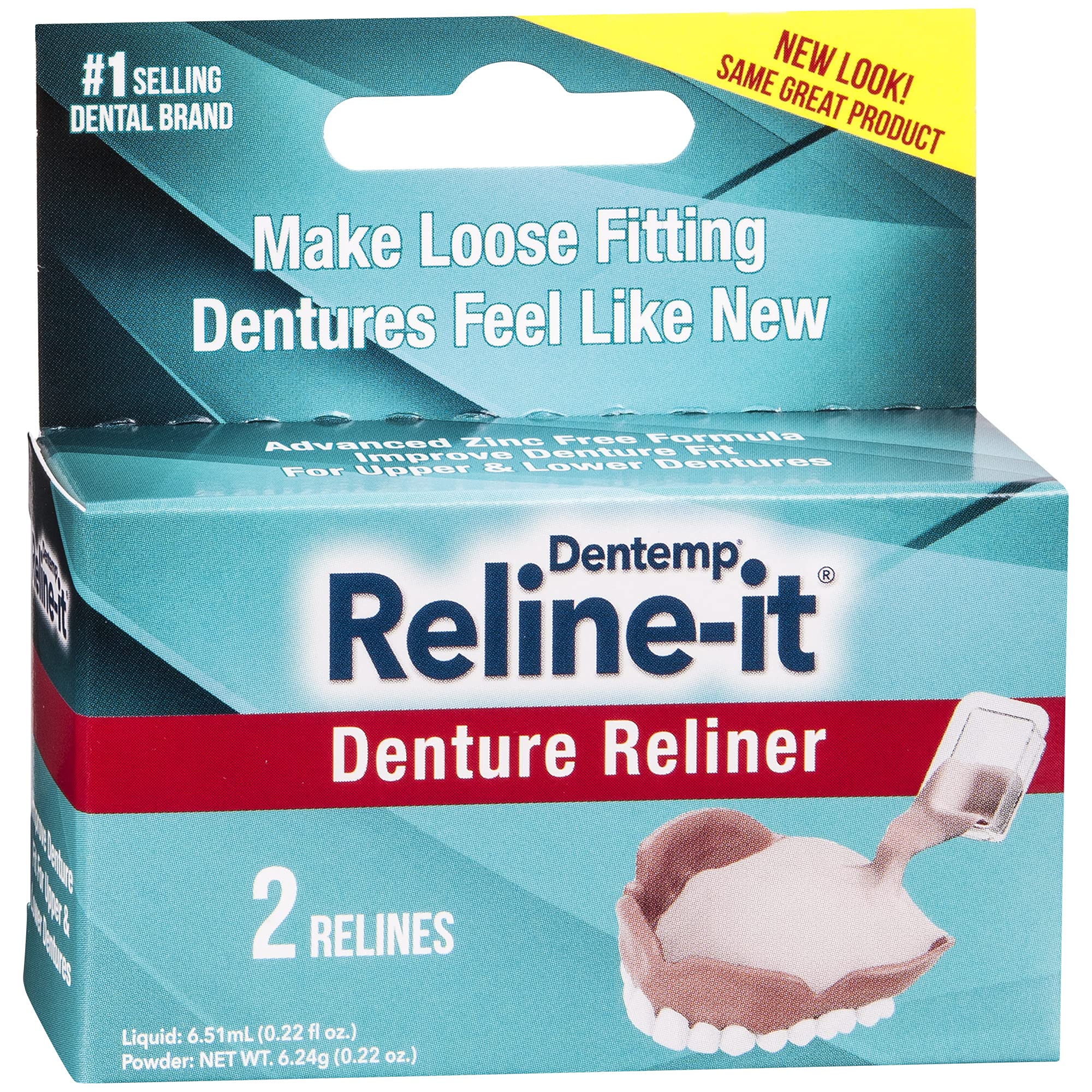 Dentemp Denture Reline Kit Advanced Formula Reline It Denture Reliner
