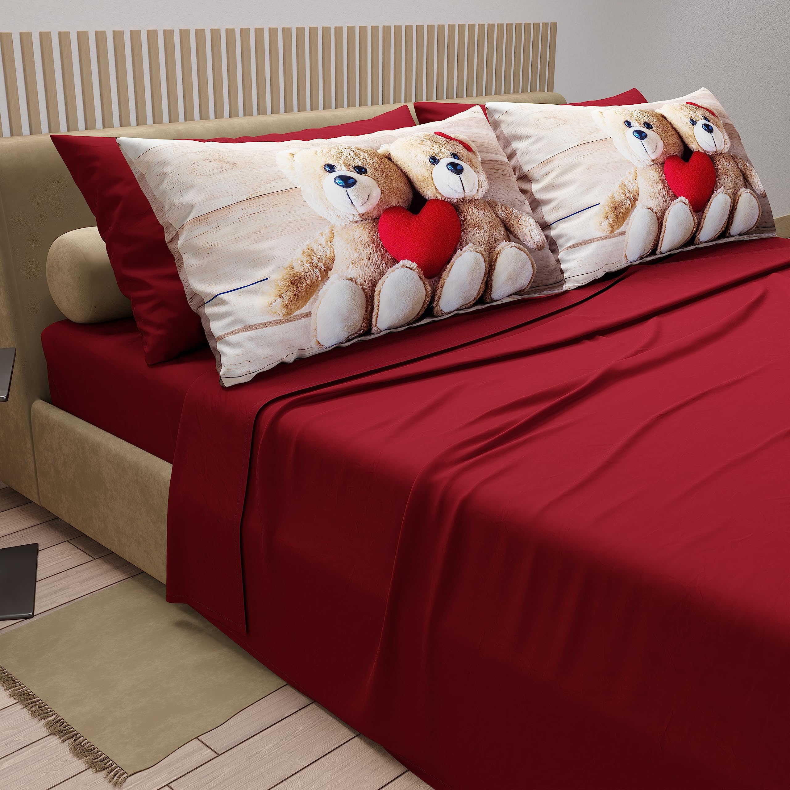 PETTI Artigiani Italiani, Cotton Sheets with Pillowcases in Digital Print - Image 2