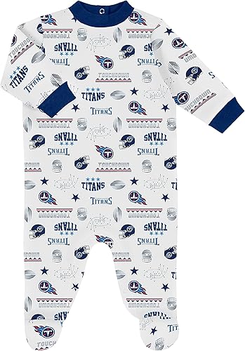 Miniatura 4 de Gerber NFL Baby Boys' 3-Piece Bodysuit, Sleep 'n Play, & Cap Set