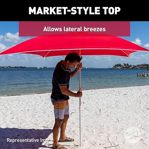 Miniatura 9 de Sombrilla para sol Taylor Made Products AnchorShade III, Rojo