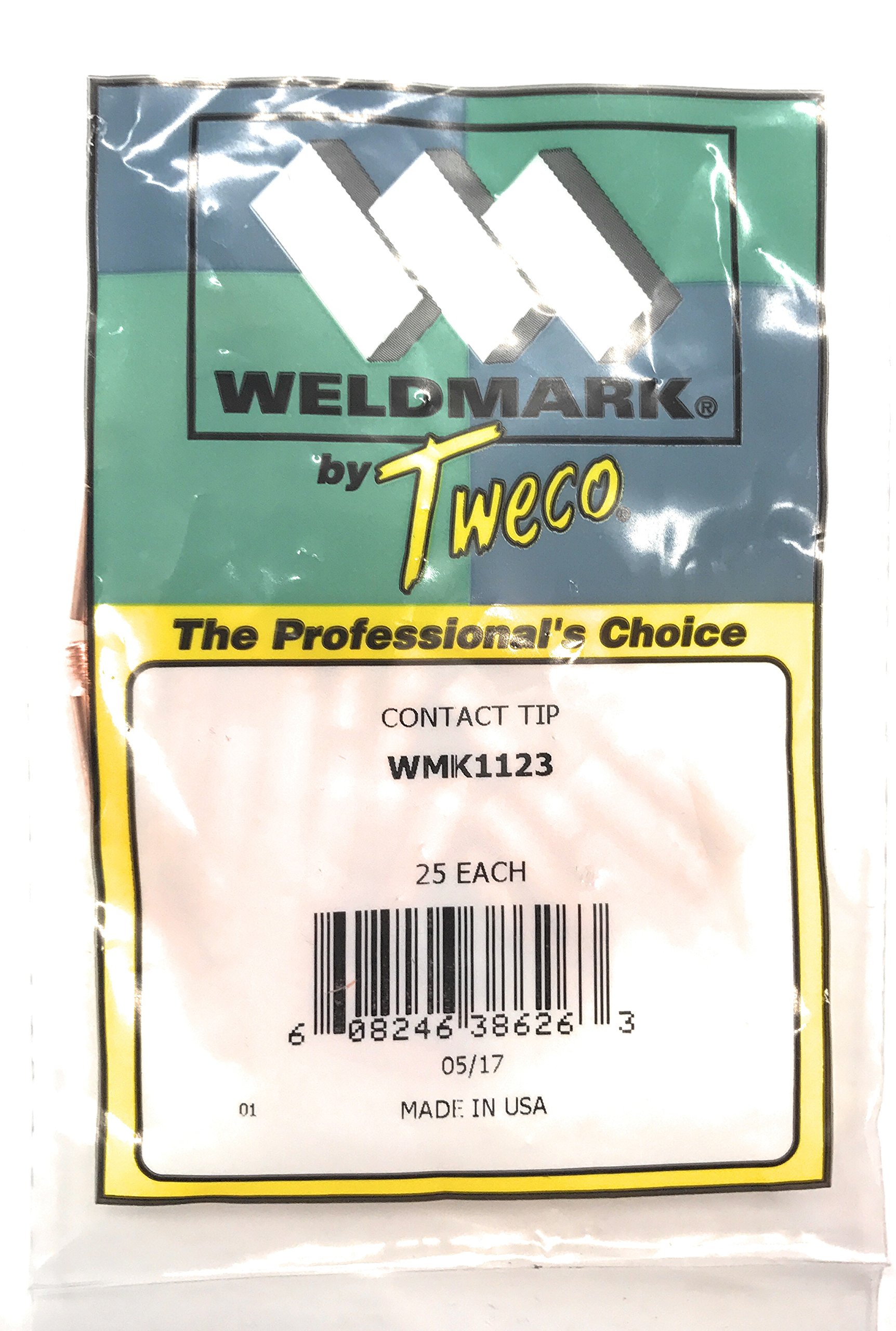 Weldmark By Tweco 11 Series Contact Tip Pk= 25 Tips (1123 .023
