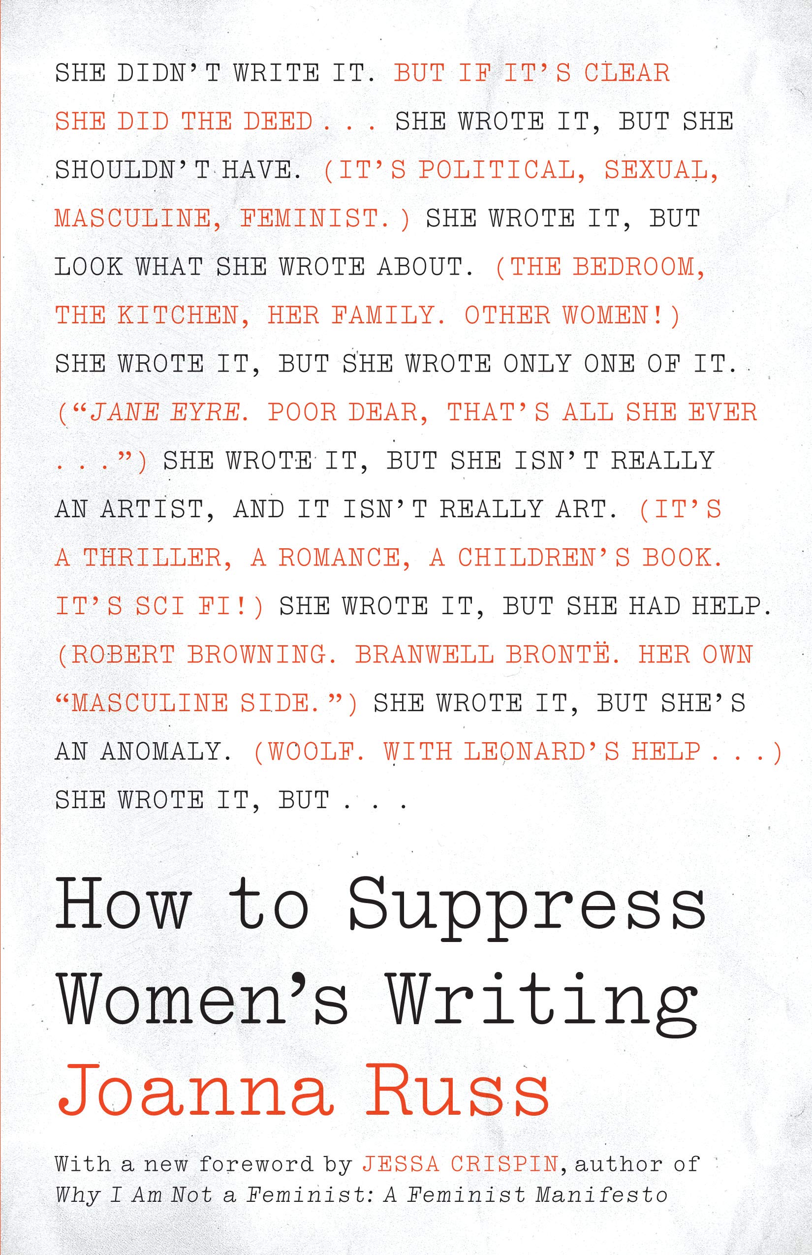 How to Suppress Women's Writing (Louann Atkins Temple Women & Culture, 43)