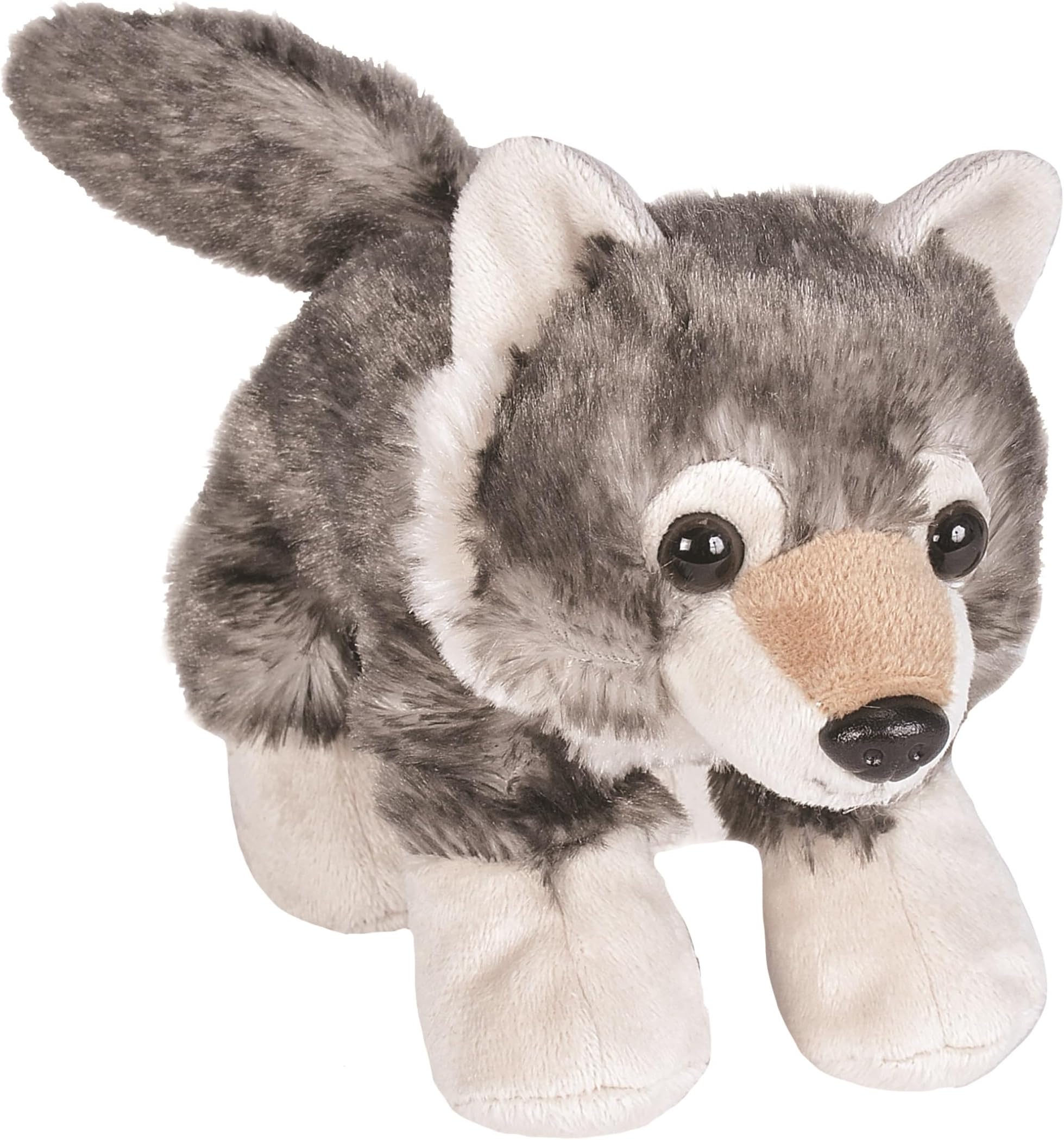 Wolf Plush, Stuffed Animal, Plush Toy, Gifts for Kids, Hug’Ems 7"