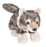 Wild Republic Wolf Plush, Stuffed Animal, Plush Toy, Gifts for Kids, Hug’Ems 7