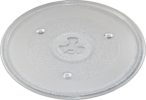Miniatura 2 de HQRP Bandeja giratoria de vidrio de 10.5 pulgadas/10.6 in compatible con GE General Electric, Hamilton Beach, Panasonic, Emerson, Haier, Chefmate,