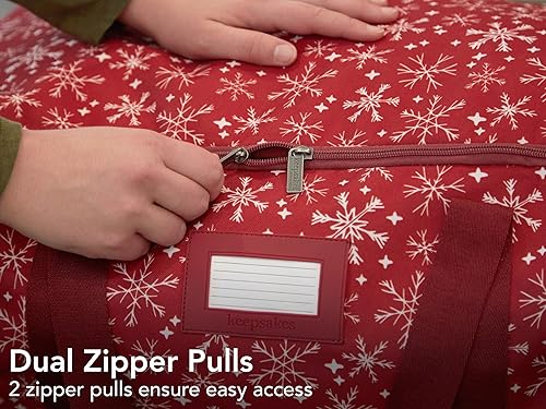 Miniatura 5 de Covermates Keepsakes Garland - Bolsa de lona de poliéster duradero, asas reforzadas, se adapta a guirnaldas de hasta 25 pies dependiendo del grosor,