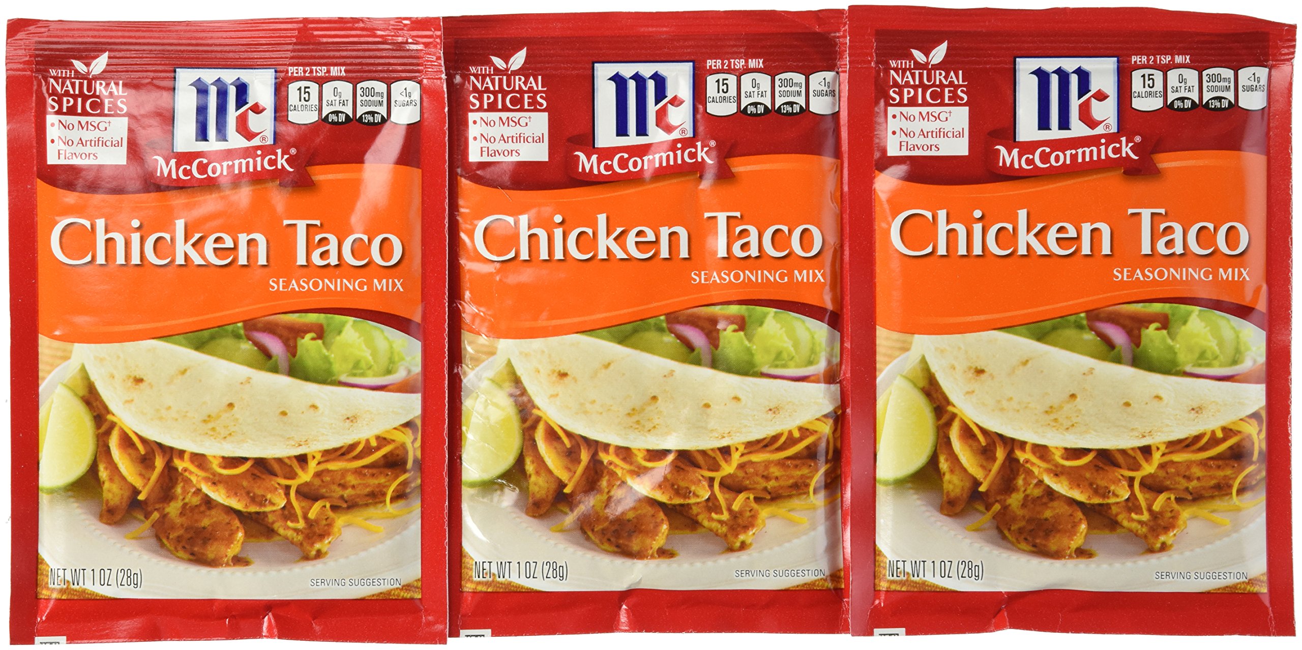 McCormick CHICKEN TACO Seasoning Mix 1oz