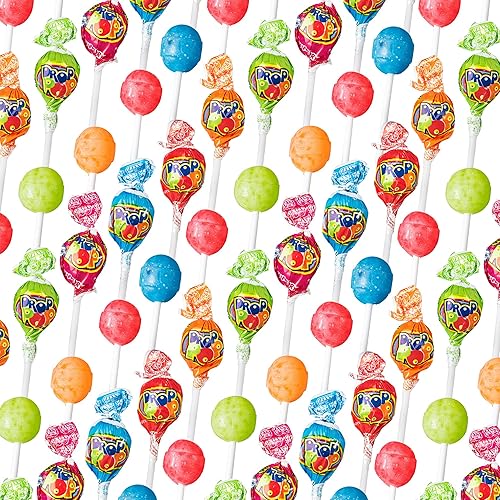 Miniatura 1 de Paskesz Fun Pops  Pops con sabor a frutas, 60 unidades, (24 onzas)  Mini paletas envueltas individualmente en palitos de plástico en 5 sabores