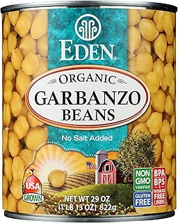 Eden Foods Organic Garbanzo Beans, No Salt Added, Gluten Free & Non-GMO,...