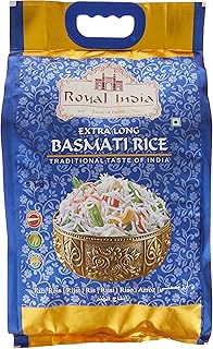 Basmati Reis Steam - Extra Long – indische Spezialitäten - Originaler Basmati Reis 1121 – Großpackung 5Kg.
