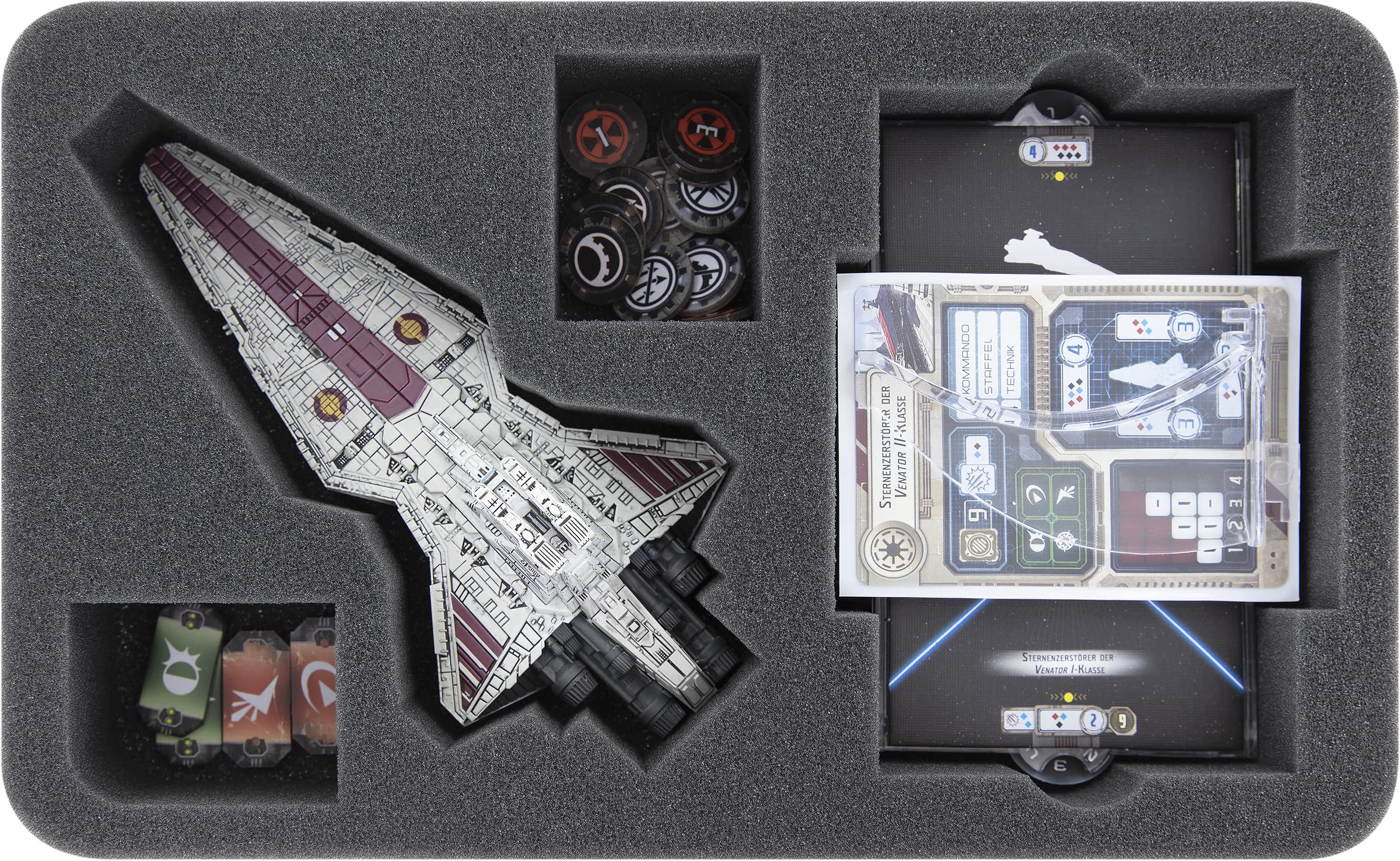 Feldherr HSMFDD055BO Foam Insert Compatible with Star Wars Armada: Venator Class Star Destroyer