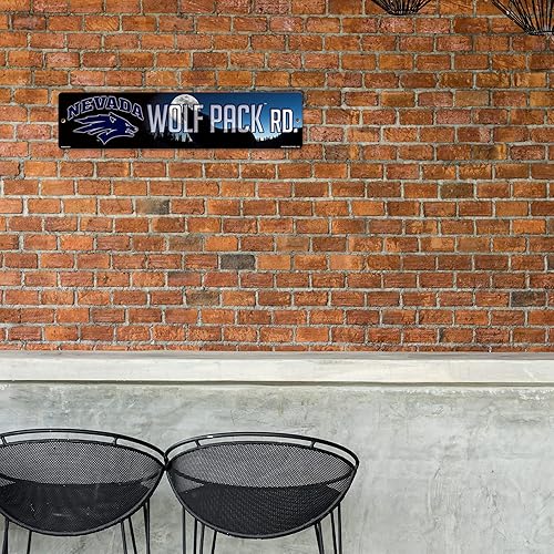 Vista 619 de Rico Industries Letrero de plástico de la NCAA de plástico de 4 x 16 pulgadas Alternativo