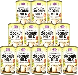 Amazon.co.jp: オーガニック ココナッツミルク (便利な使い切りタイプ・ミニ缶) 160ml x 12缶セット『ケース販売』【有機JAS認定・グルテンフリー・ヴィーガン】タイ産 Organic Coconut Milk Fat 18% Glutenfree Vegan Certified : 食品・飲料・お酒