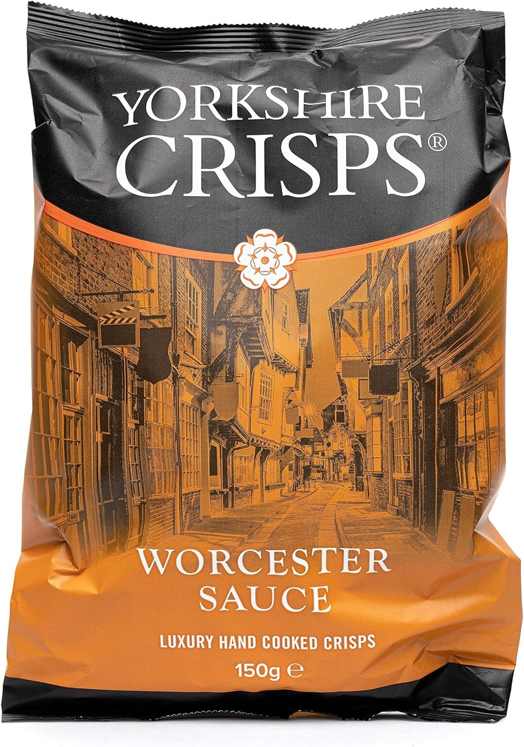Yorkshire Crisps Worcester Sauce Sharing Bag, 150 g Amazon.co.uk Grocery