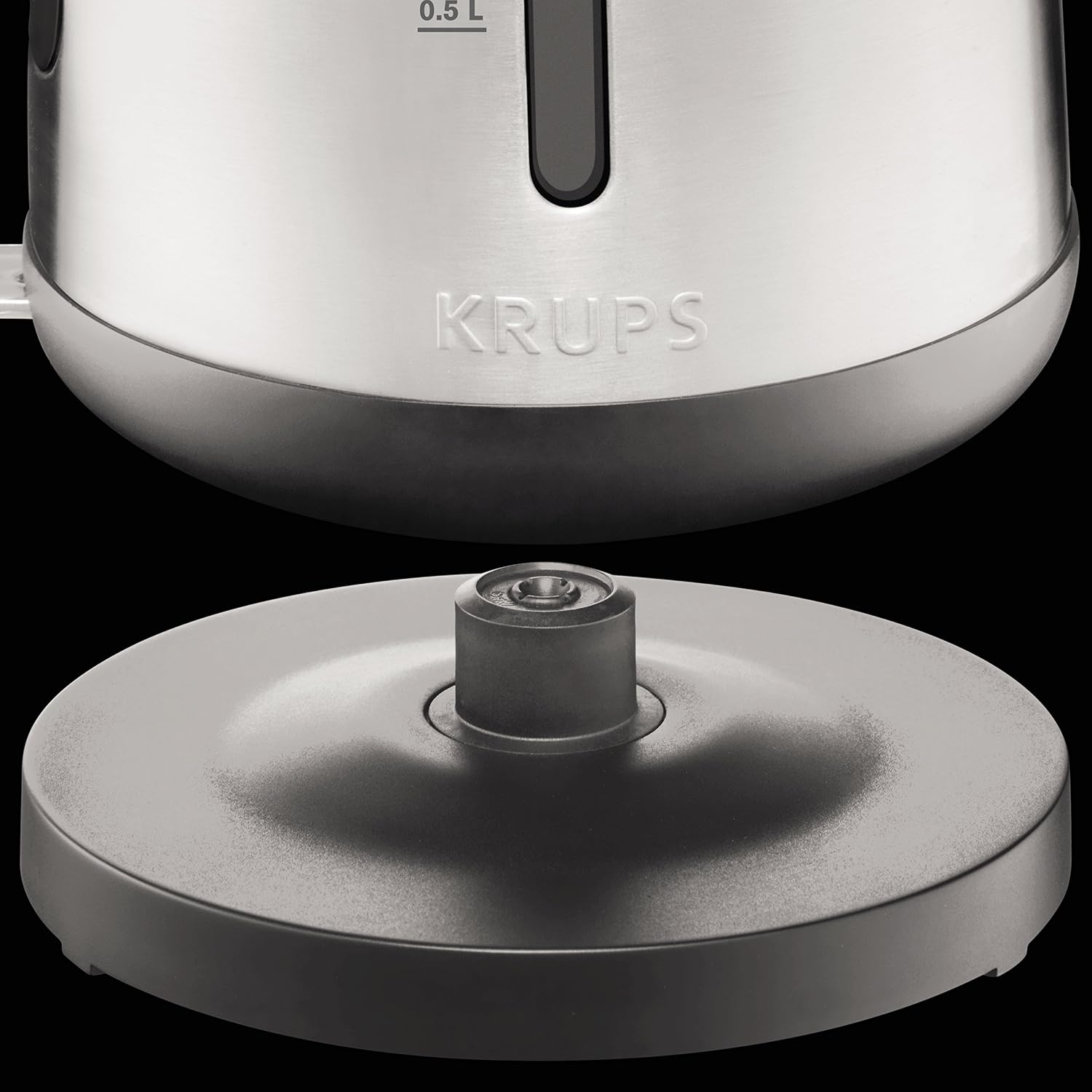 KRUPS BW442D Control Line Electric Kettle with Auto Shut Off and Stainless steel Housing, 1.7-Liter, Silver