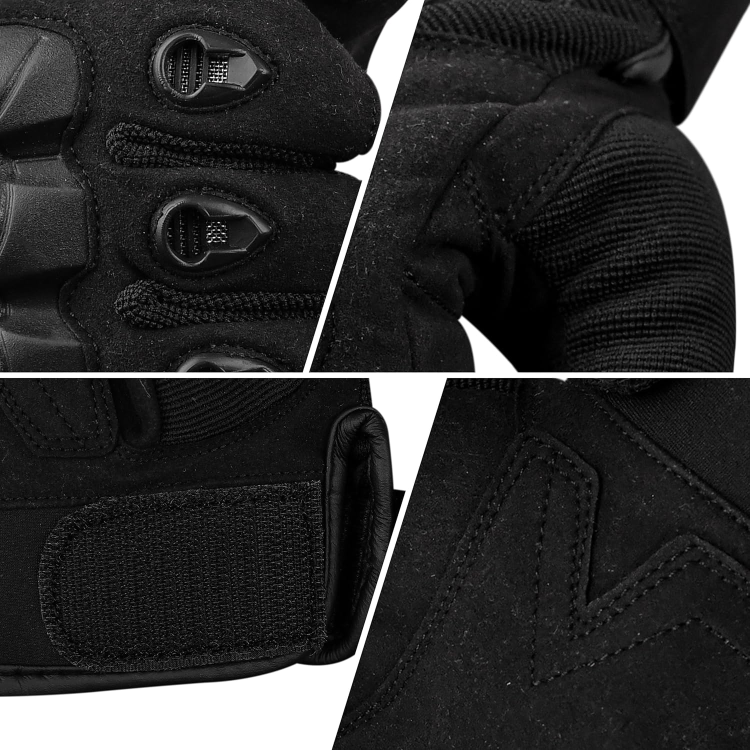 J.A.G. Fingerless Tactical Gloves for Men – Hard Knuckle Protection Half-Finger Gloves for Cycling, Airsoft, Hiking, Outdoor Work - Image 6