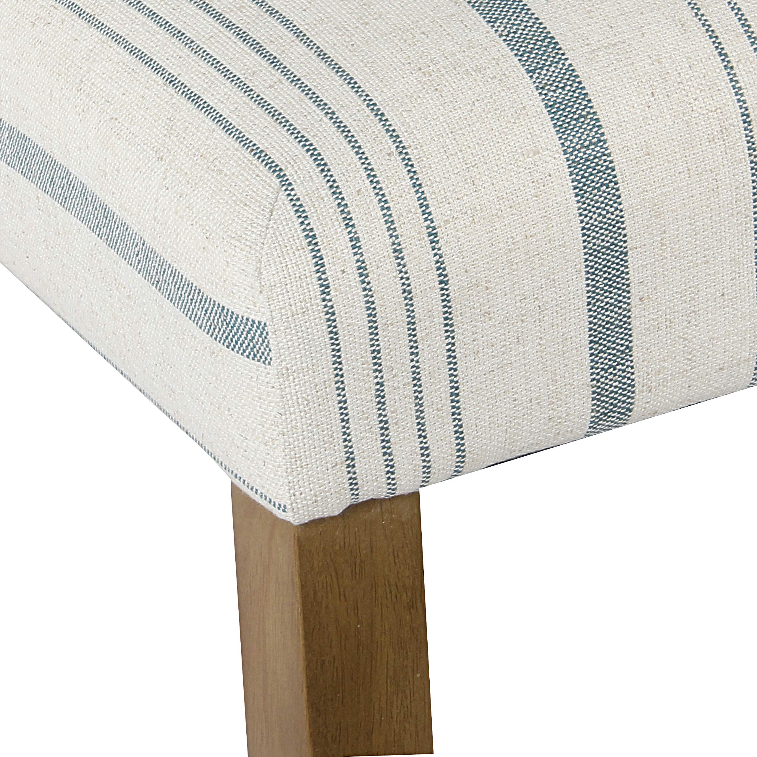 HomePop Parsons Classic Upholstered High Back Curved Top Barstool, 29