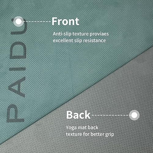 Miniatura 3 de Yoga Mat Non Slip Anti-tear,extra thick-25 inch10MMHigh Resiliency Professional POE Yoga Mats for Women Men Kids,72"x24"inch,Workout, Yoga, Pilates