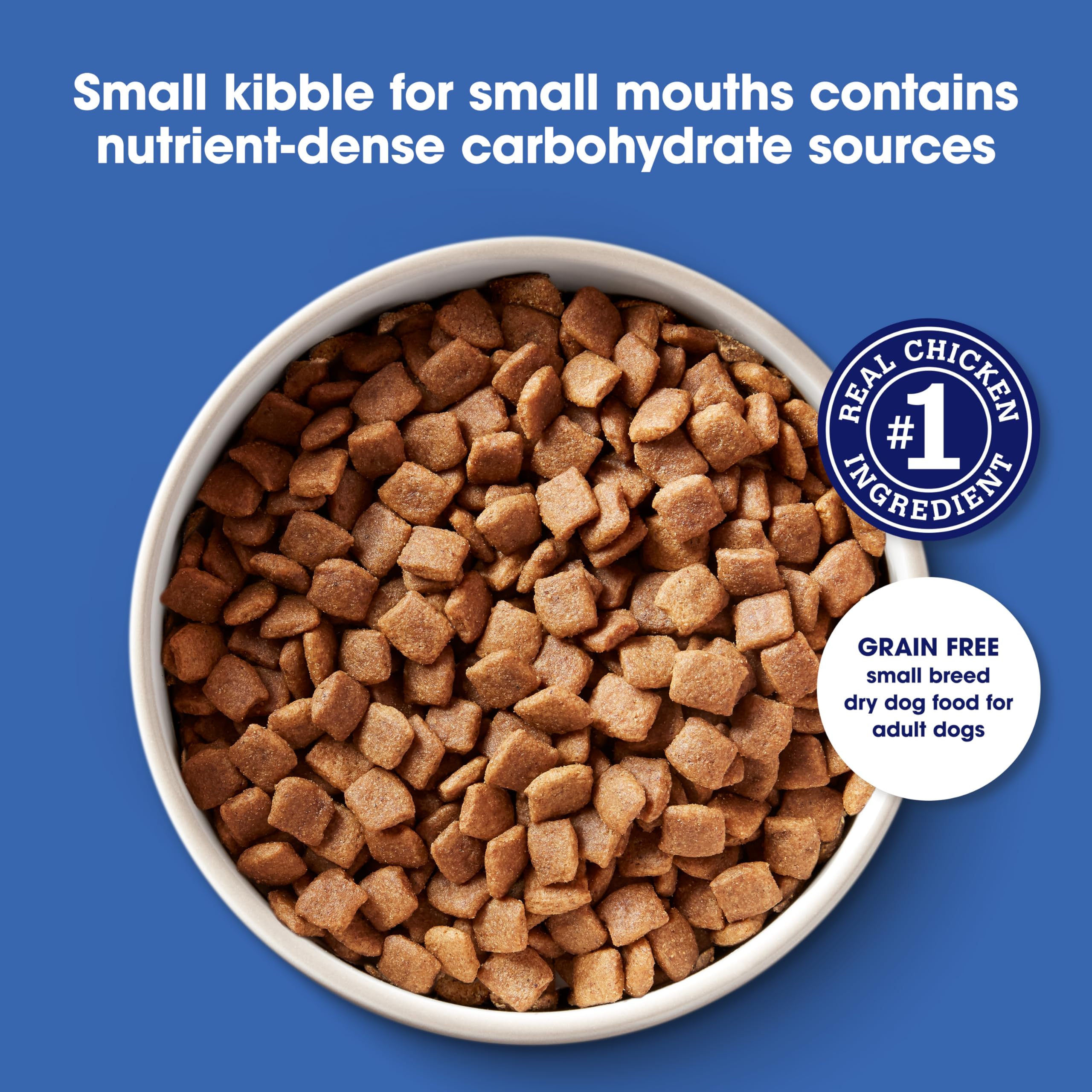Nature's Recipe Grain Free Small Breed Easy to Digest Real Chicken Dog Food 4lbs