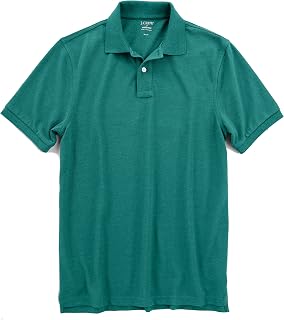 Men's Slim Short Sleeve Pique Polo Shirt