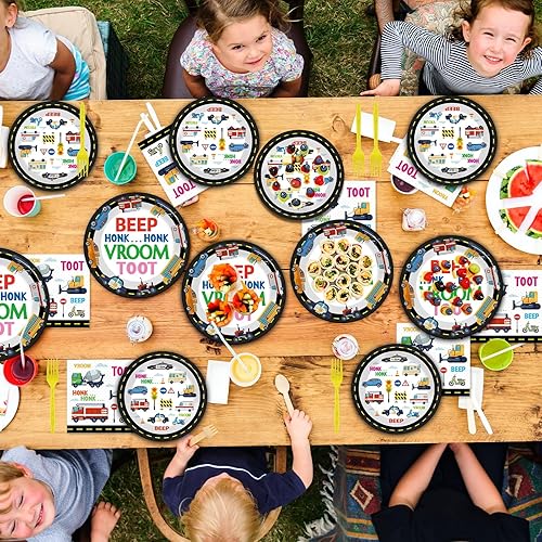 Miniatura 53 de 96 piezas de suministros de fiesta de cumpleaños florales de cumpleaños, platos de papel, servilletas, flores de oro rosa, decoraciones de fiesta