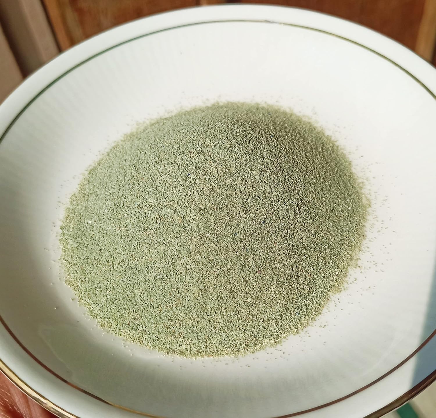 Natural Green Agate Crushed fine Powder 300 ct/ 60 Gm, Dust Powder for Painting, Gemart, Mineral Art : Health & Household