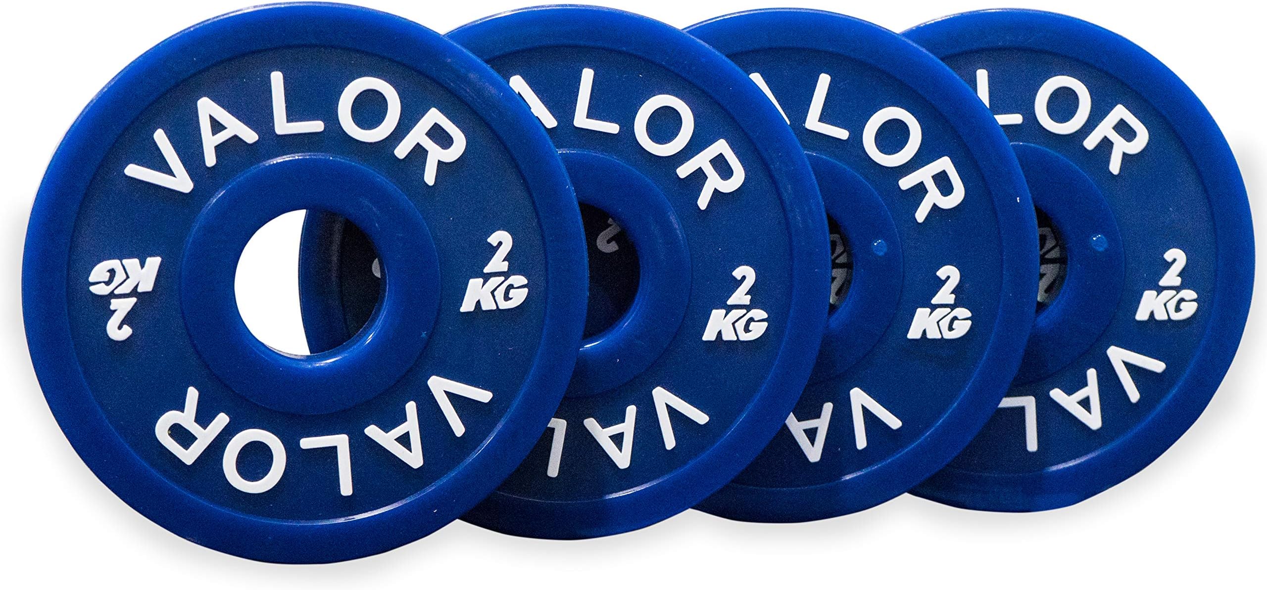 Valor Fitness BPKG KG Change Plates for Incremental Weight Increases in Olympic Weightlifting - Color Coded to Meet IWF Standards, Multiple Change Weight Plates Options Available