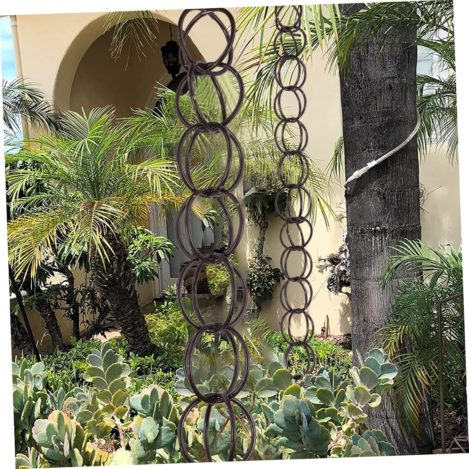 1m Rain Chain for Divert Chain Downspout Outdoor Gutter Rain Gutter Collection System Outdoor Decor