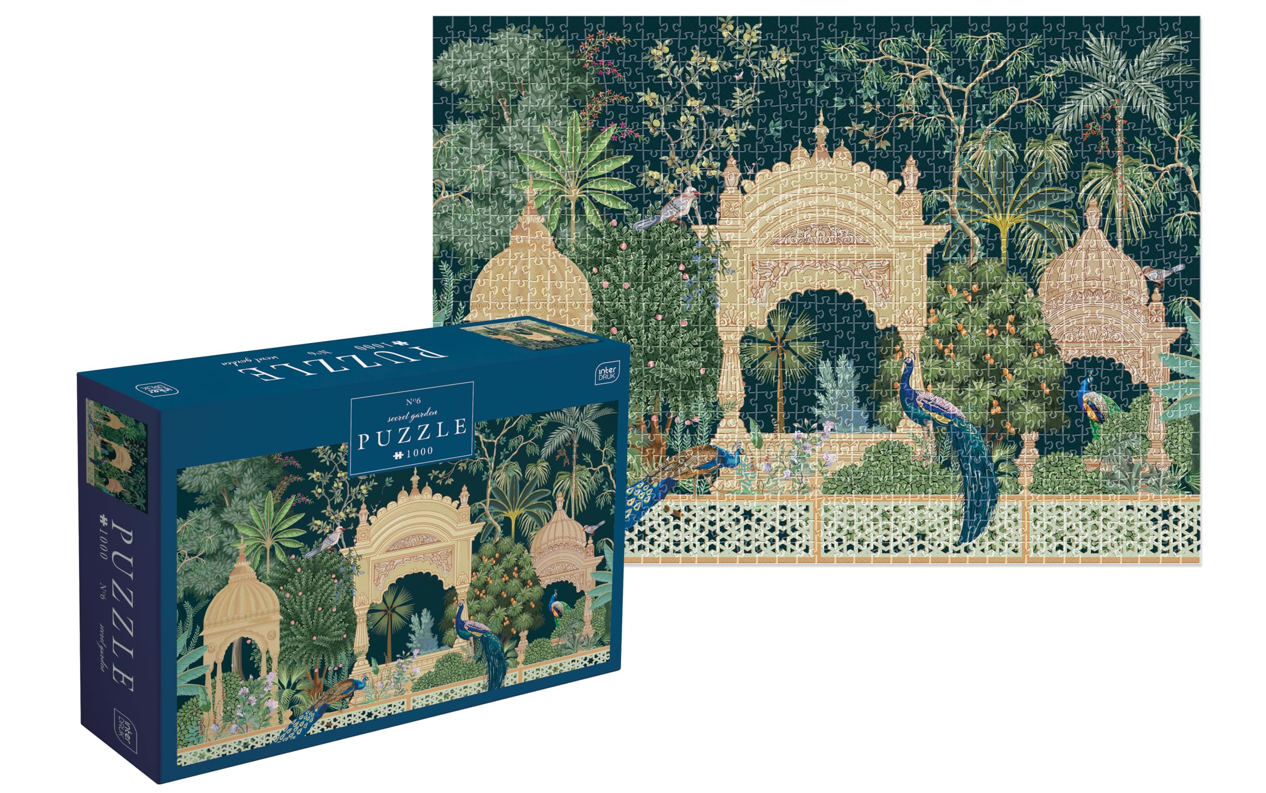 Interdruk Puzzle 250 Pezzi - Segno Zodiacale Gemelli, 48x33 Cm, Con Foglio Riferimento