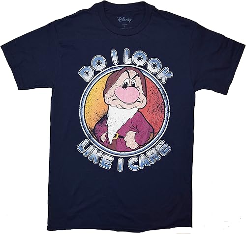 Disney Camiseta Cares Not para hombre joven