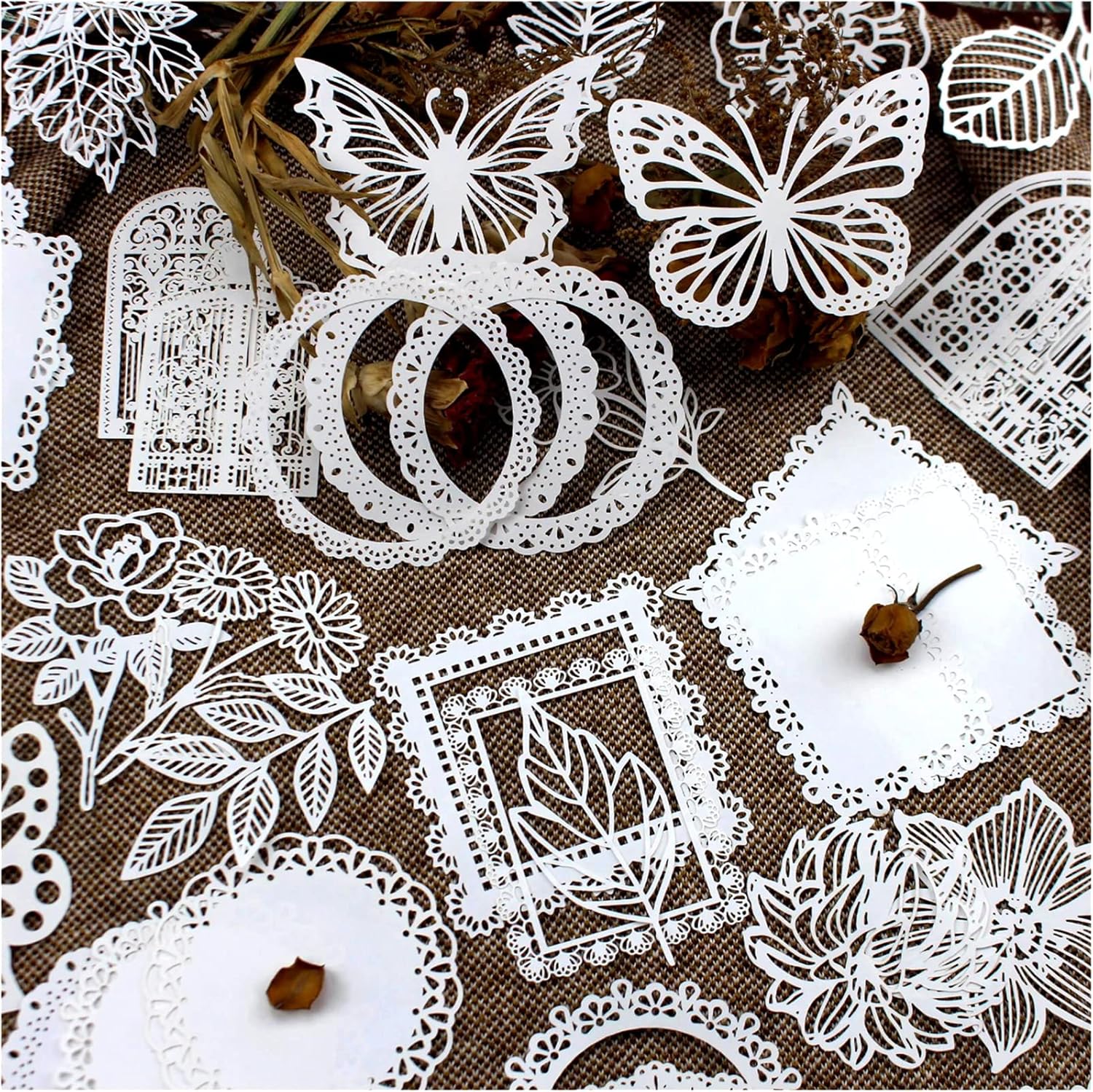 Vintage Decorative Paper Lace for Scrapbooking Supplies Kit