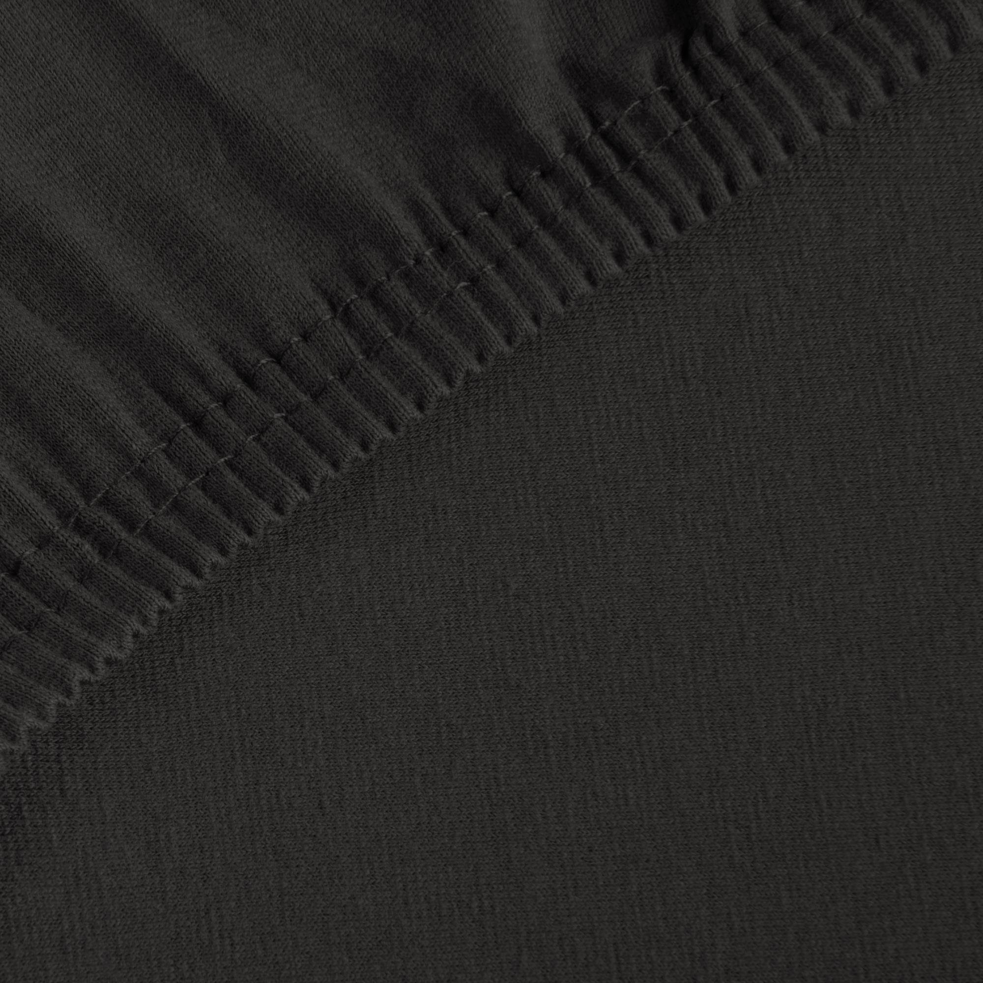 CelinaTex Casca Topper Spannbettlaken 180x200-200x220 cm anthrazit Jersey Mako Baumwolle 210g/qm Elasthan Spannbetttuch