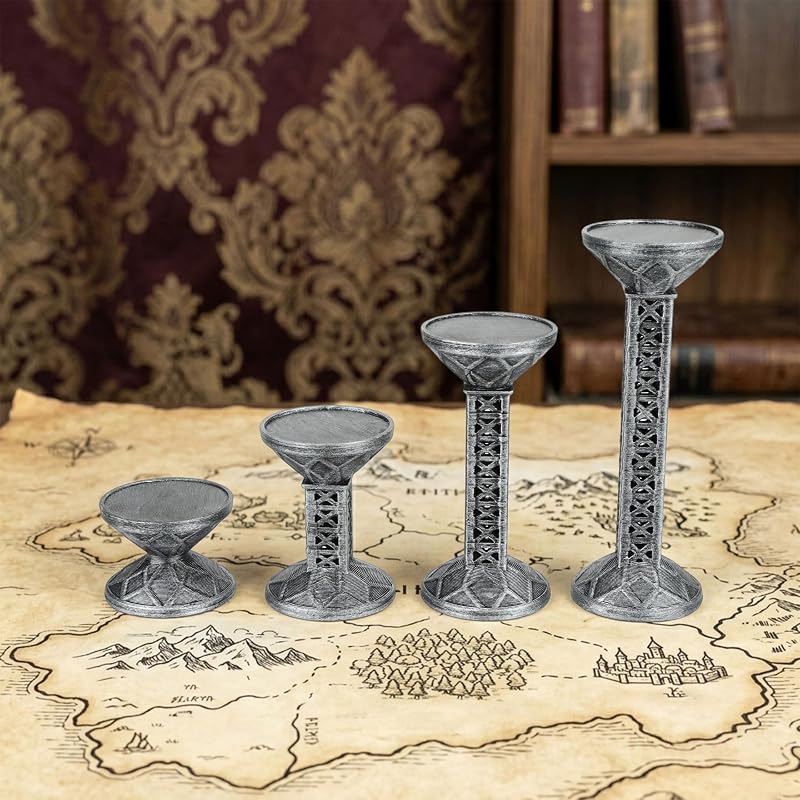 Sci-Fi Terrain Map Props,Hand-Painted – Flight Stand Set (AF1176B) | 32mm Scale, Verticality Platforms for Dungeons and Dragons, Trench Crusade & Role Playing